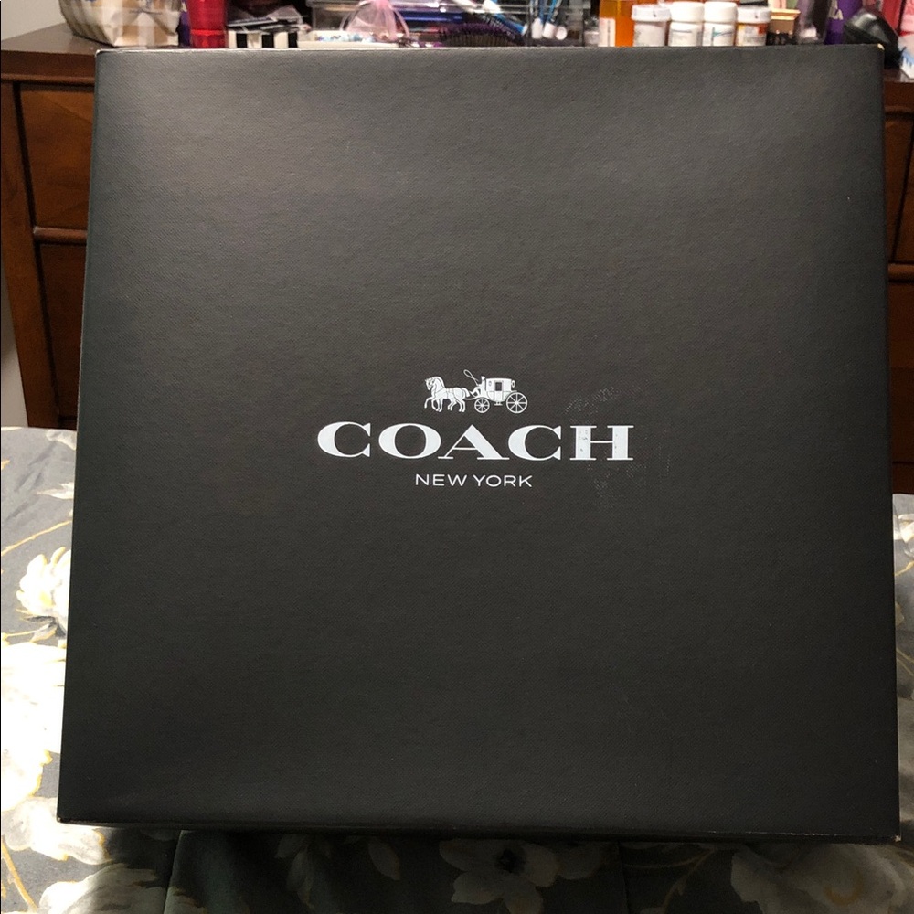 Coach Brown and Black Signature Gallery Tote Bag